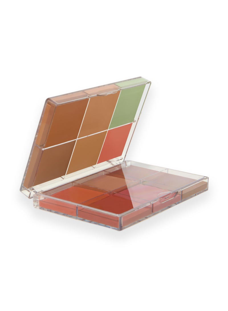 REVOLUTION Everything Base Face Icon Complexion Palette Medium - Image 4
